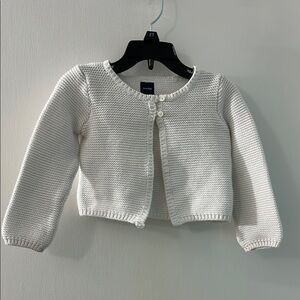 Baby GAP White Knit Sweater 18-24 months